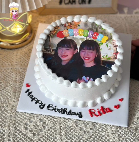 Bánh kem in hình kèm rút tiền hot 2025