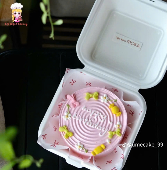 Bento cake làm theo yêu cầu ở tân phú