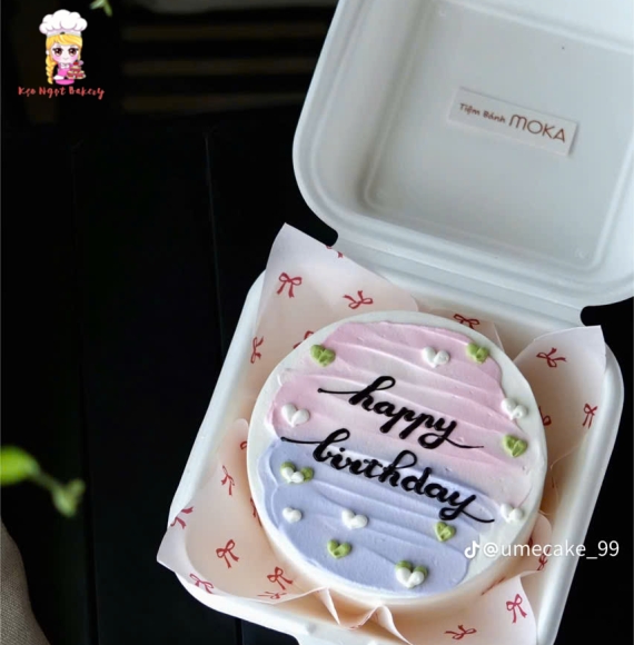 Bento cake làm theo yêu cầu ở tân phú
