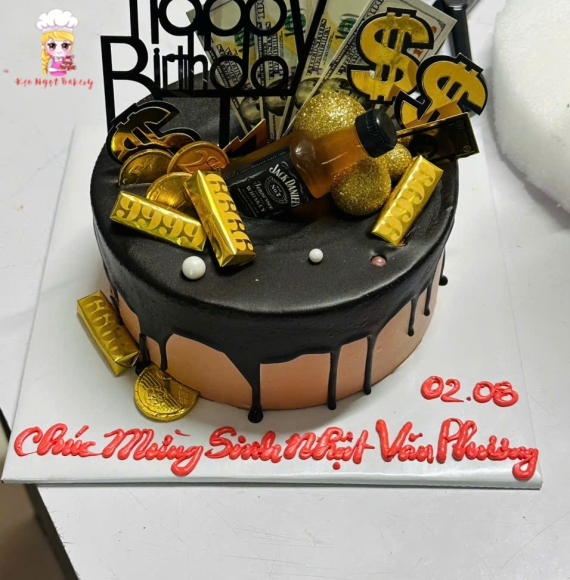 Bánh Kem phủ đầy socola