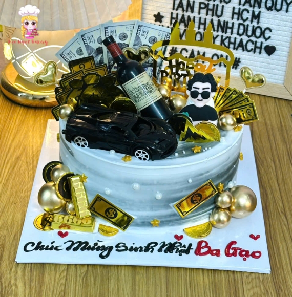 Bánh Kem tặng bố yêu