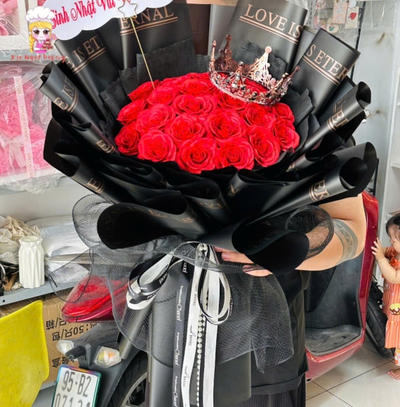 Hoa sáp tone đỏ mẫu hoa sáp đẹp nhất 2025