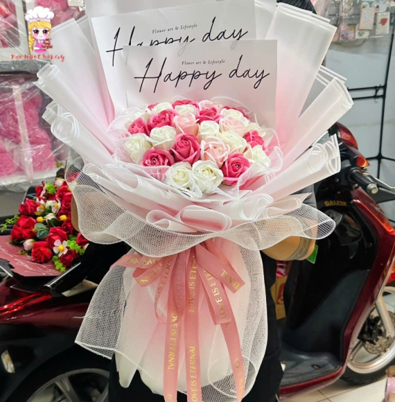 Hoa sáp tặng vợ 20/10