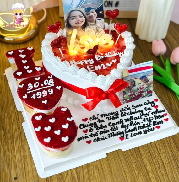 Hoa đẹp bánh xinh combo anh trai tặng em ng iu