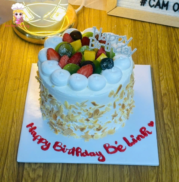 Bánh kem bắp tặng con gái yêu