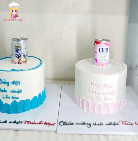 Bánh kem dành cho team thích ,nhâu ,chill