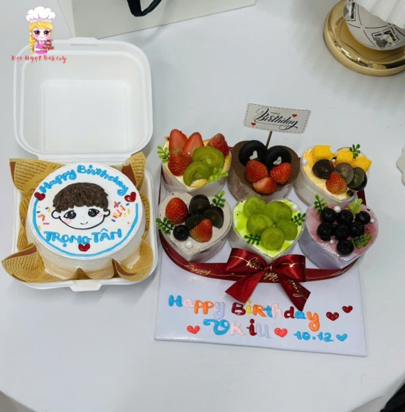 Mẫu bánh kem rau câu hot 2025 mix bánh kem Kẹo Ngọt