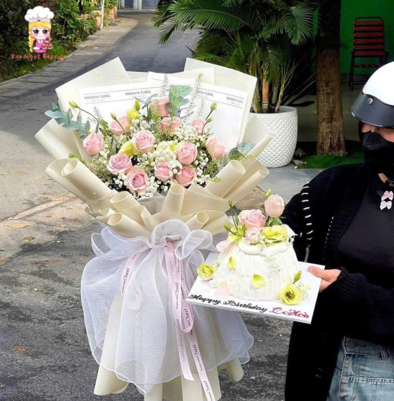 Combo hoa và bánh siêu hot 2025 tặng người yêu