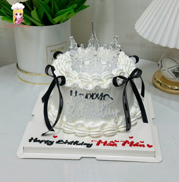 Bánh kem rút tiền bling bling thổi kim tuyến