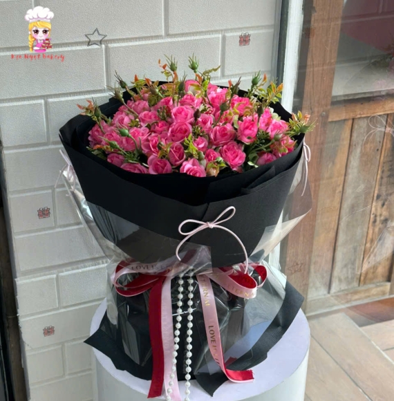 Mẫu hoa sophia lụa cao cấp tại kẹo ngọt