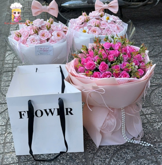 Mẫu hoa sáp sophia cao cấp tại kẹo ngọt