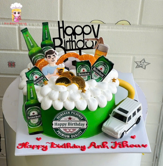 Bánh kem làm cho nam theo yêu cầu hot 2026