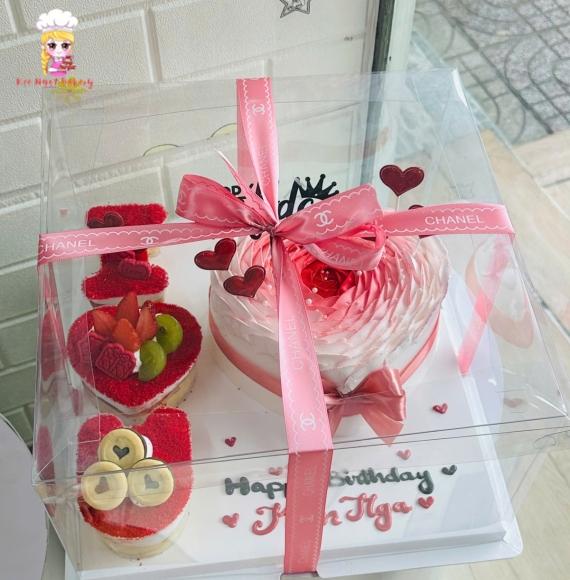 Set bánh kem mix tiramixu