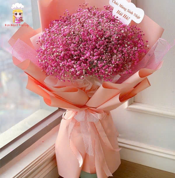 Bó hoa baby tại gò vấp 