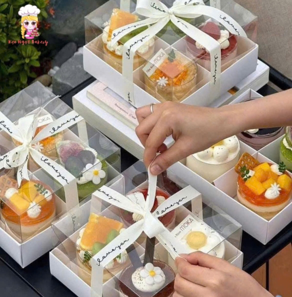 Sét cup 4 ly làm theo yêu cầu-cửa hàng bánh kem ngon tân phú