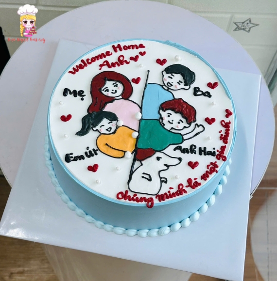 Bánh kem sinh nhật dành cho gia đình 