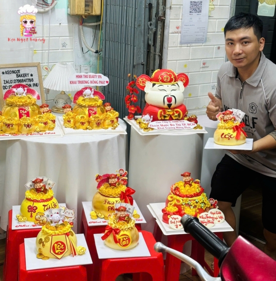 Đặt Bánh Kem Khai Trương Tại Tân Phú