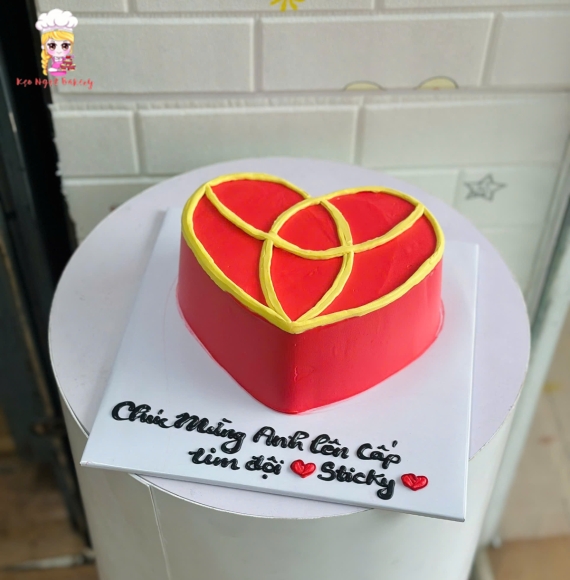 Bánh kem dành cho idol live tik tok lên cấp hot 