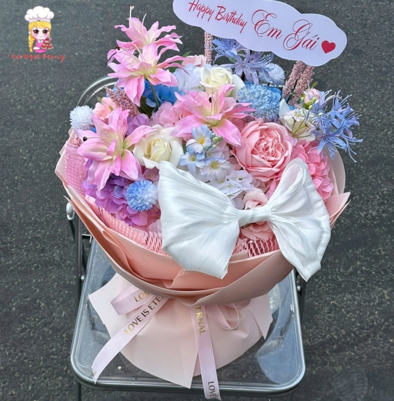 Mẫu hoa sáp hot trend 2026 tặng em yêu tại quận 1