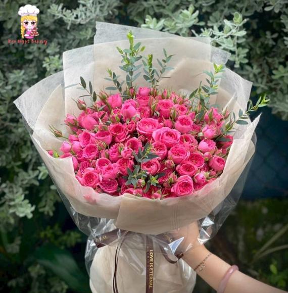 Bó hoa tươi sophia hot 2026