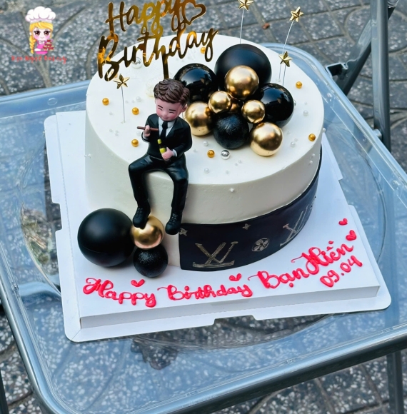 Bánh kem dành tặng nam mẫu bánh cao cấp