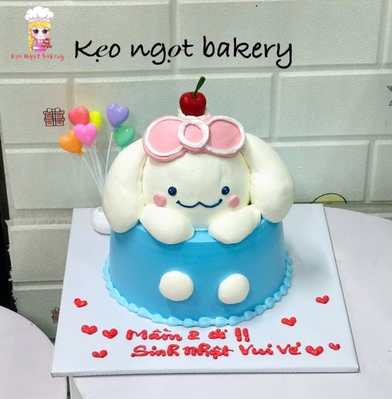 Bánh kem  hoạt hình dễ thương 