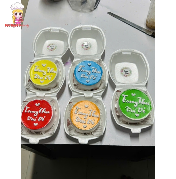 Bánh kem size mini tặng trung thu siêu đáng yêu