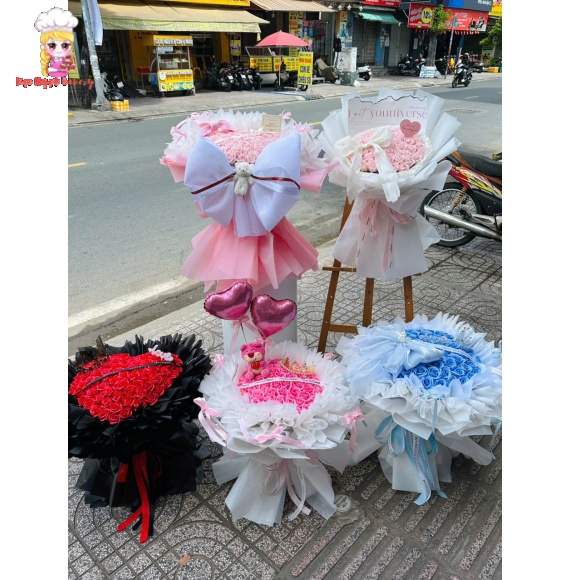 Mẫu hoa sáp đẹp 2025 siêu khổng lồ