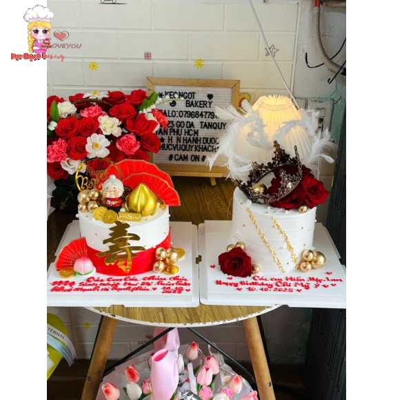 Combo bánh kem siêu đỉnh tại Kẹo Ngọt