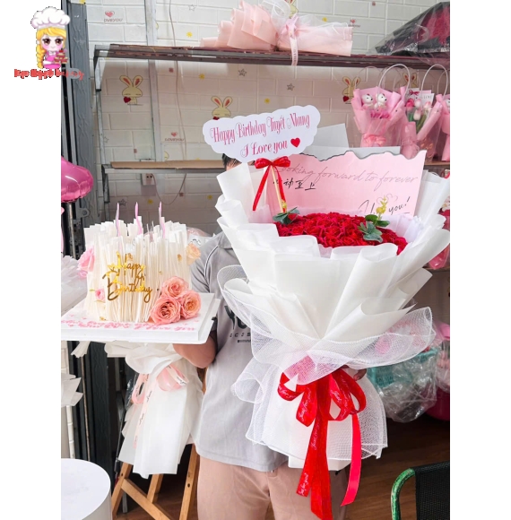 Mẫu bánh kem và hoa sáp siêu hot năm 2025