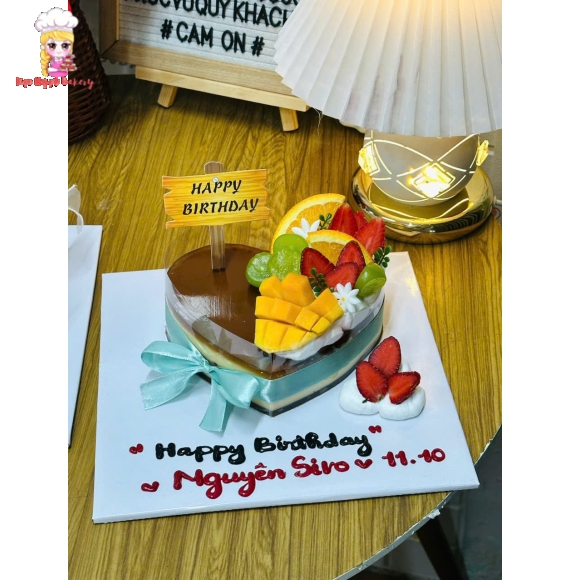 Mẫu bánh kem rau câu trái tim hot 2025 tại kẹo ngọt -tân phú 