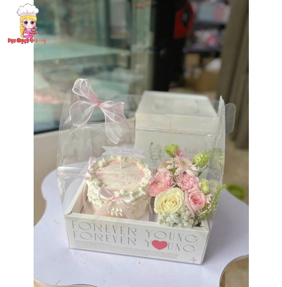 Sét bánh và hoa mẫu đẹp 2025 cho lễ