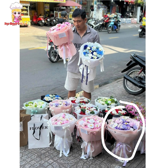 Hoa sẵn tại Kẹo Ngọt Tân Phú