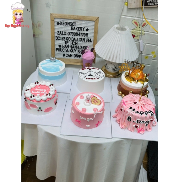 Các mẫu bánh dành cho nam nữ có sẵn tại kẹo ngọt