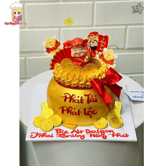 Bánh Mừng có chữ Phát Tài Phát Lộc