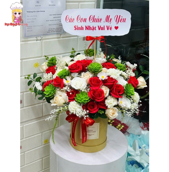 Mẫu hoa sáp tặng mẹ siêu hot