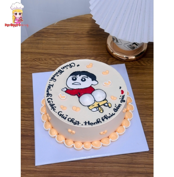 Bánh kem sinh nhật tạo hình tặng bạn bè 