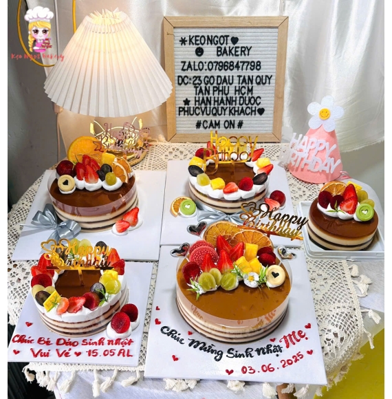 Tổng hợp các loại bánh kem rau câu tại Kẹo Ngọt