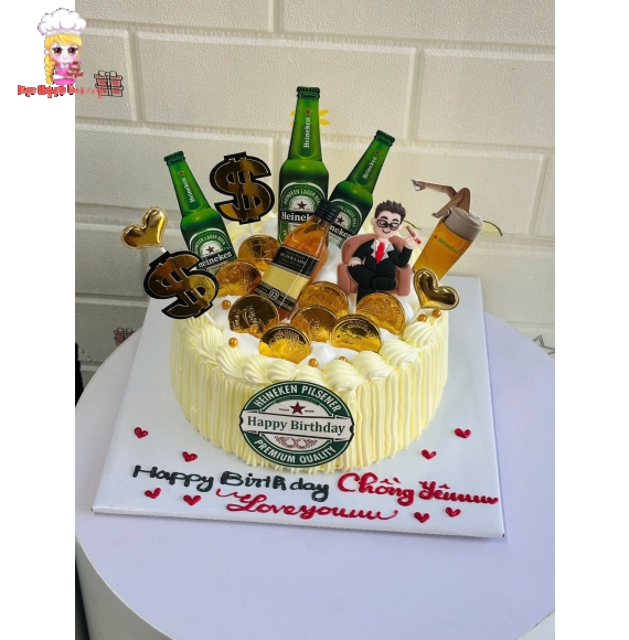 Bánh kem dành tặng các bạn nam hot 