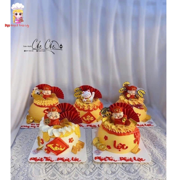 Tổng các bánh kem Tài Lộc chỉ có tại Kẹo Ngọt