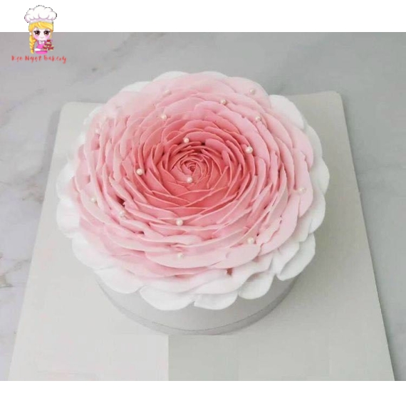 Bánh Kem mẫu hoa hồng 01