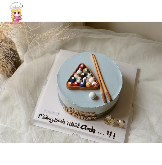 Bánh Kem mẫu billiards