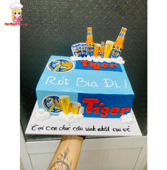Bánh Kem mẫu thùng bia tiger