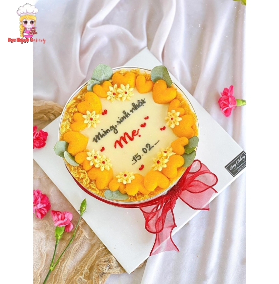 Bông Lan trứng muối sinh nhật tặng mẹ