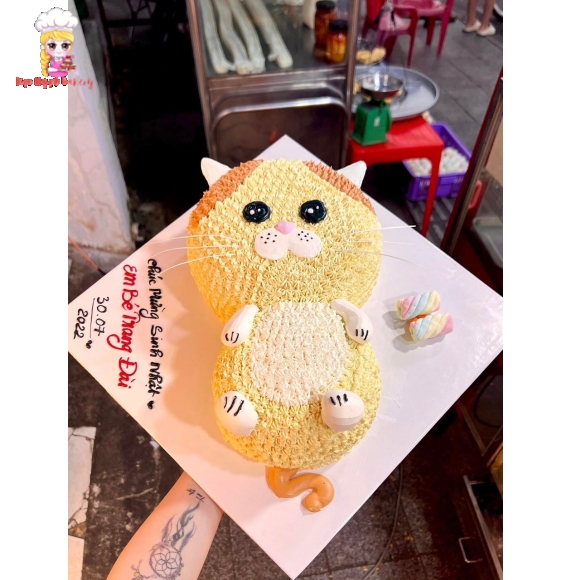 Bánh kem mẫu mèo con