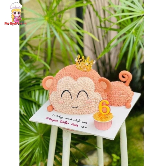 Bánh Kem sinh nhật hình con khỉ