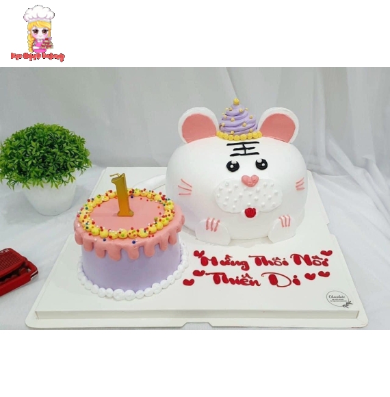 Bánh Kem mẫu thú dành cho bé thổi nôi