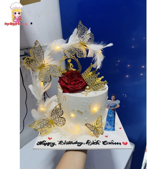 Bánh kem rút tiền 50 tờ 1k