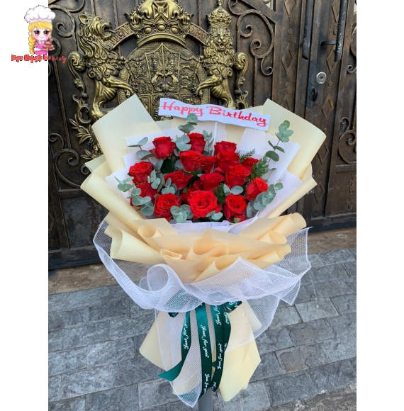 Bó hoa Hồng tươi tặng người yêu