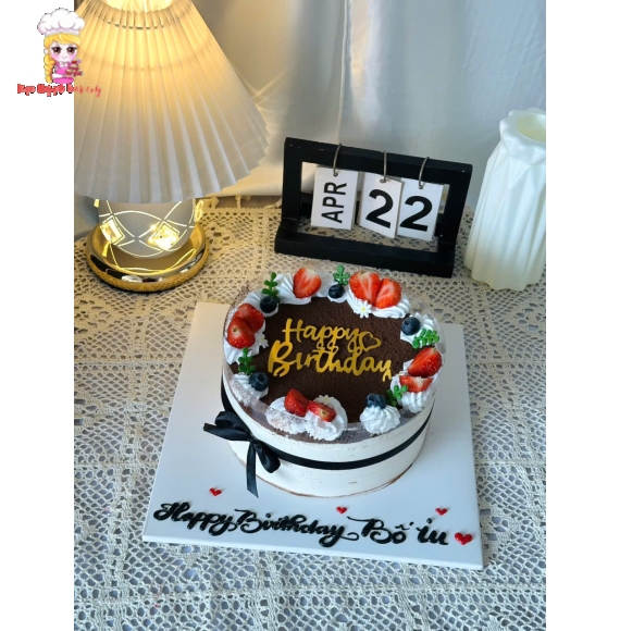 Bánh tiramisu tặng sinh nhật bố yêu 